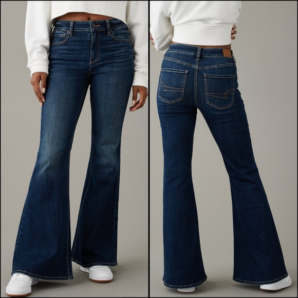 American Eagle Outfitters Denim - SOLD American Eagle Festival Flare Ultra Flare Jeans sz 14 NEW NWT Super Flare
